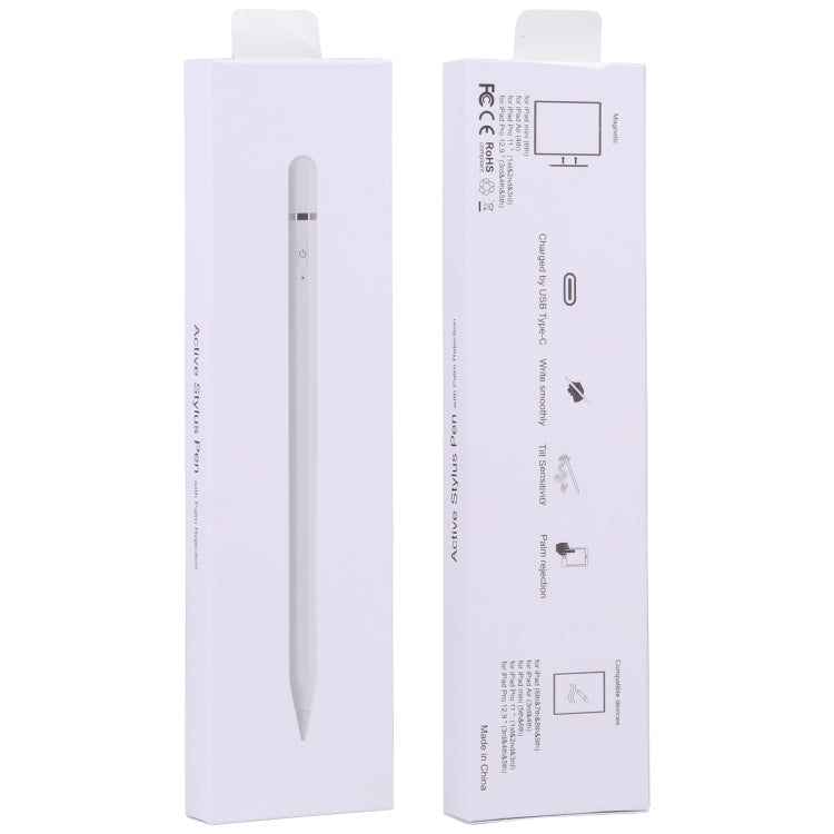 P7-C 主動電容式觸控筆，具備手掌拒識功能，適用於 2018 年後版本 iPad，P7-C / Type-C