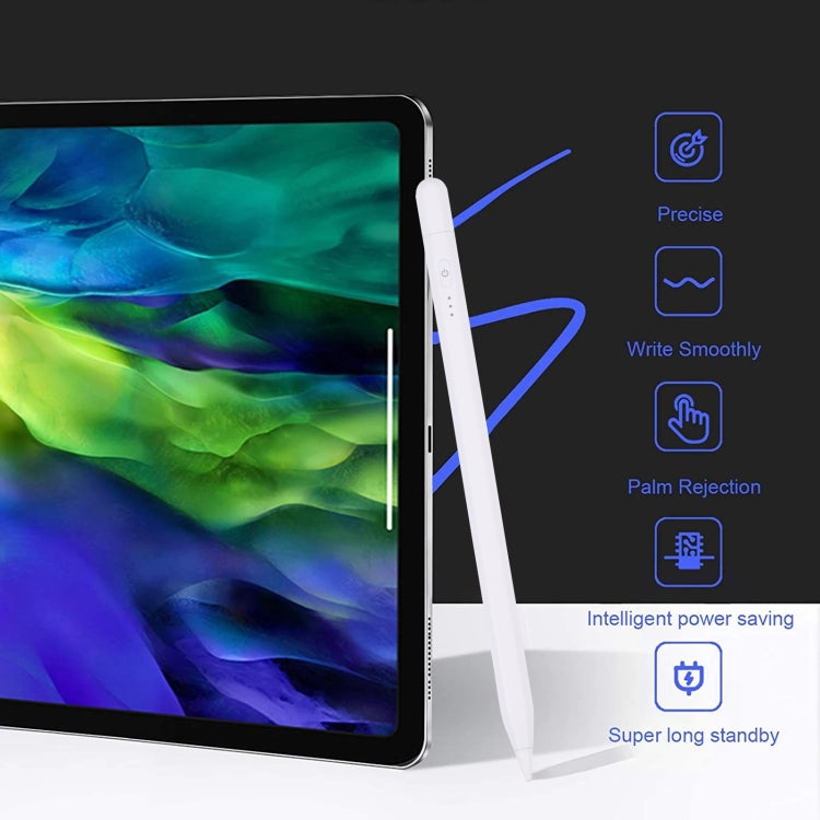 P7-2 主動電容式觸控筆，具備手掌拒識功能，適用於 2018 年後版本 iPad，P7-2 / 8 Pin