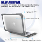 適用於 MacBook Pro 16 吋 A2141（2019）PC + TPU 雙色筆電保護殼