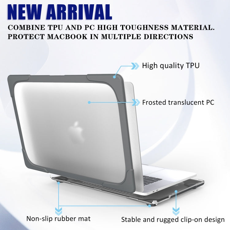 適用於 MacBook Pro 16 吋 A2141（2019）PC + TPU 雙色筆電保護殼