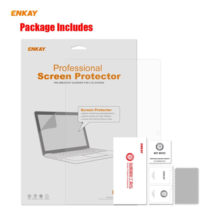 ENKAY 高清 PET 螢幕保護貼，適用於 MacBook Pro 15.4 吋 A1707（2016 - 2017）/ A1990（2018），適用於 MacBook Pro 15.4 吋 A1707（2016 - 2017）/ A1990（2018）