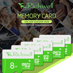 Richwell 32GB 高速 Class 10 Micro SD(TF) 記憶卡，32GB