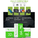 Richwell 16GB 高速 Class 10 Micro SD(TF) 記憶卡，16GB