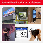 8GB Compact Flash 記憶卡，8GB