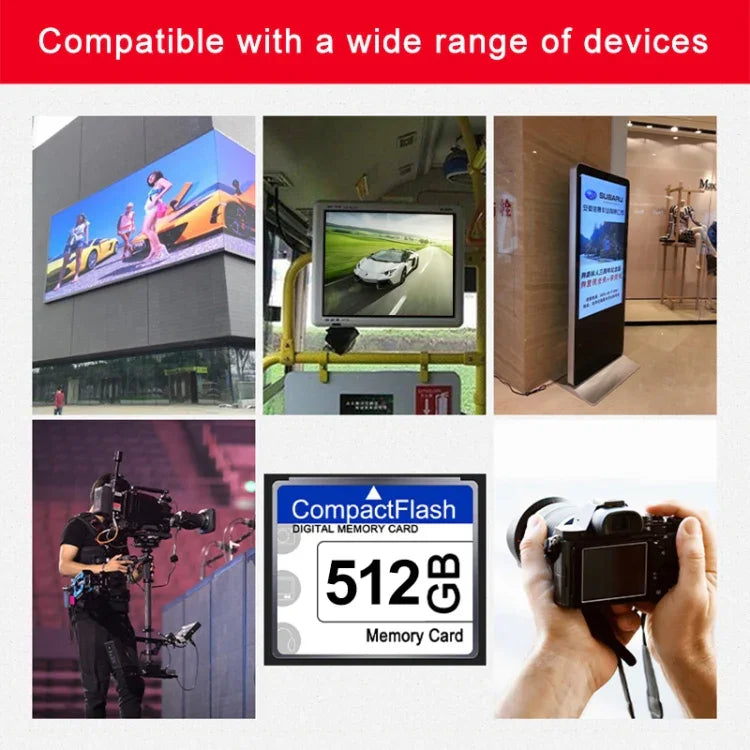 512MB Compact Flash 記憶卡，512MB
