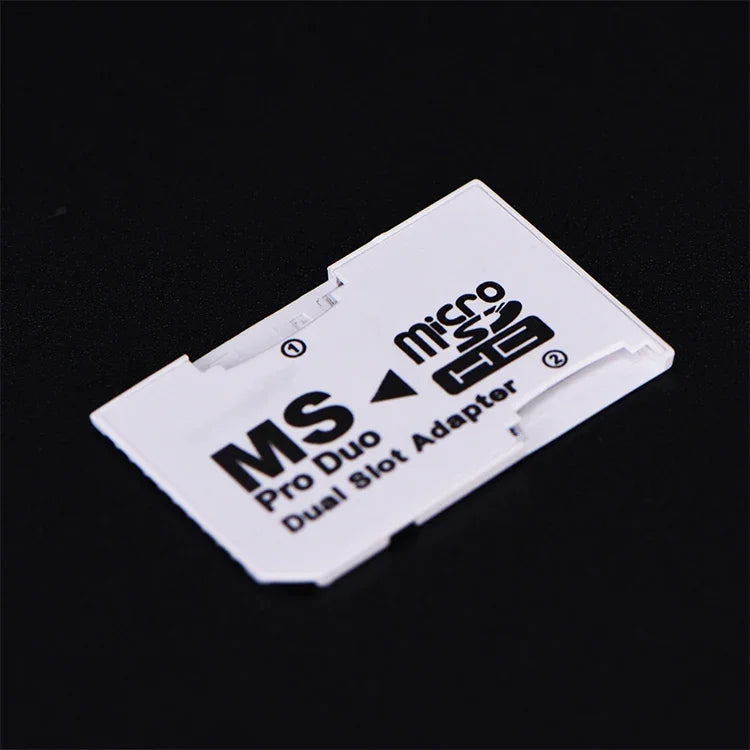 CR-5400 雙槽 Micro SDHC(TF) 轉 MS PRO Duo 轉接器，總支援容量：64GB，CR-5400