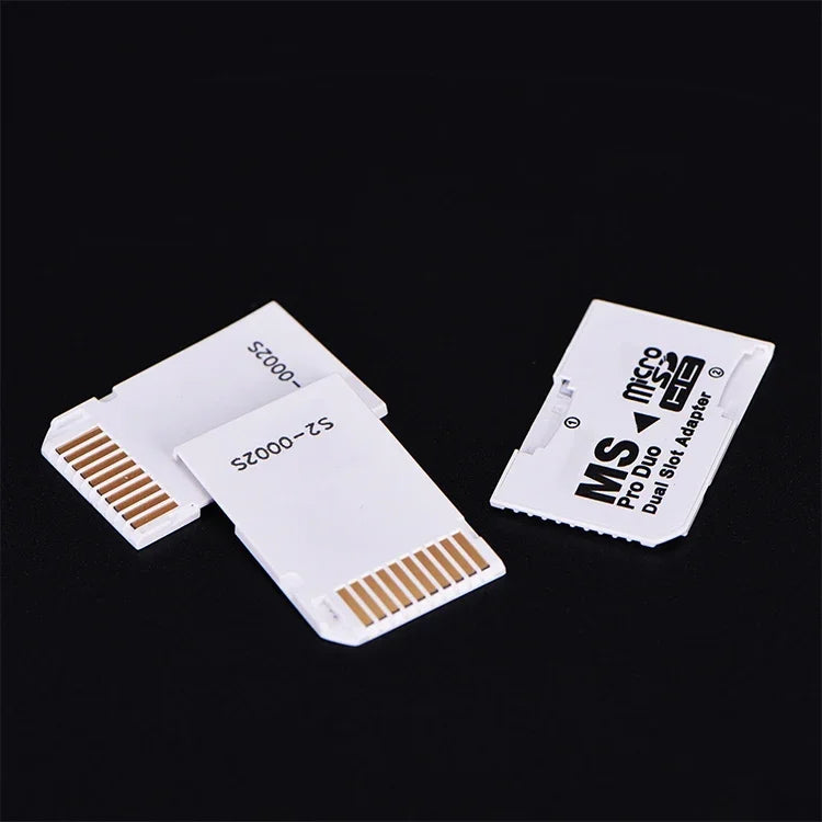 CR-5400 雙槽 Micro SDHC(TF) 轉 MS PRO Duo 轉接器，總支援容量：64GB，CR-5400