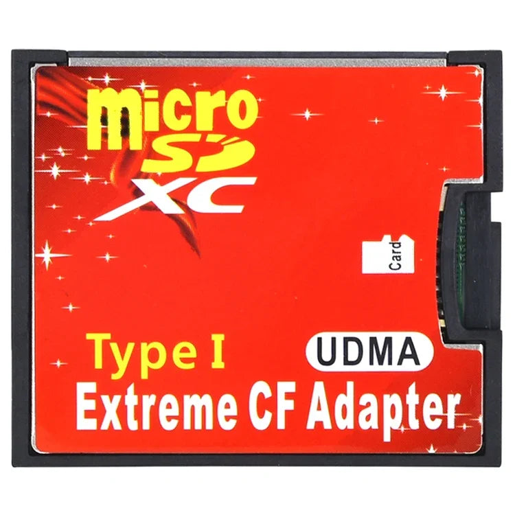 Micro SD 轉 CF Compact Flash 記憶卡轉接器，1 插槽，1 插槽