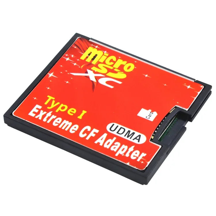 Micro SD 轉 CF Compact Flash 記憶卡轉接器，1 插槽，1 插槽
