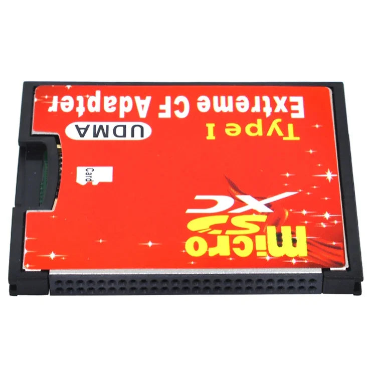 Micro SD 轉 CF Compact Flash 記憶卡轉接器，1 插槽，1 插槽