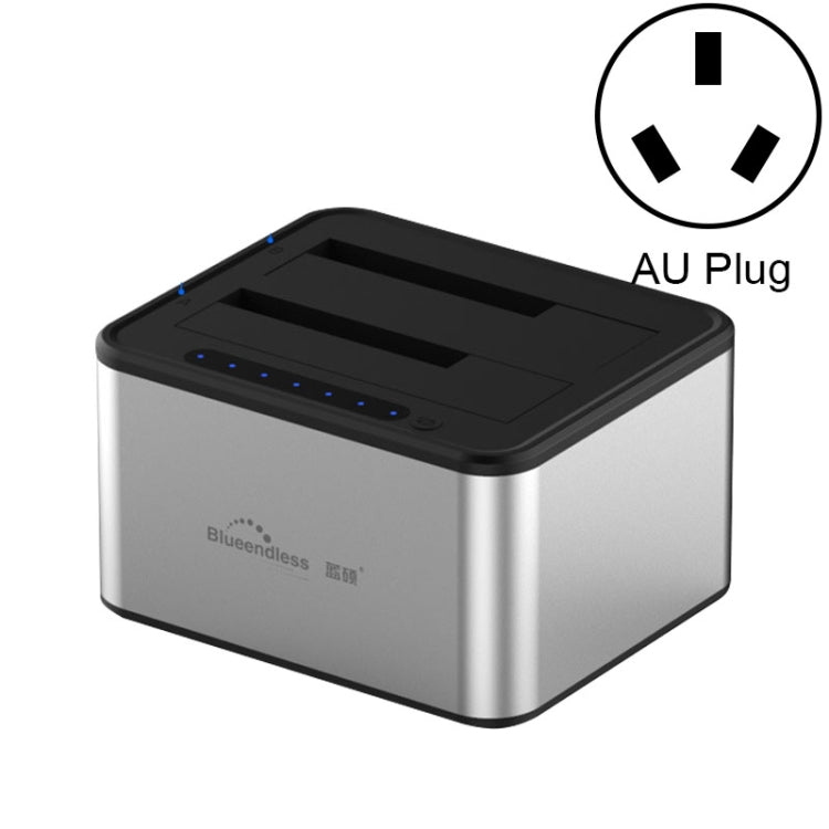 Blueendless 2.5 / 3.5吋SATA USB 3.0雙槽離線拷貝硬碟座