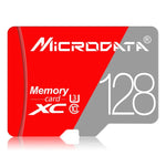 MICRODATA 128GB Class10 紅灰色 TF（Micro SD）記憶卡，128GB