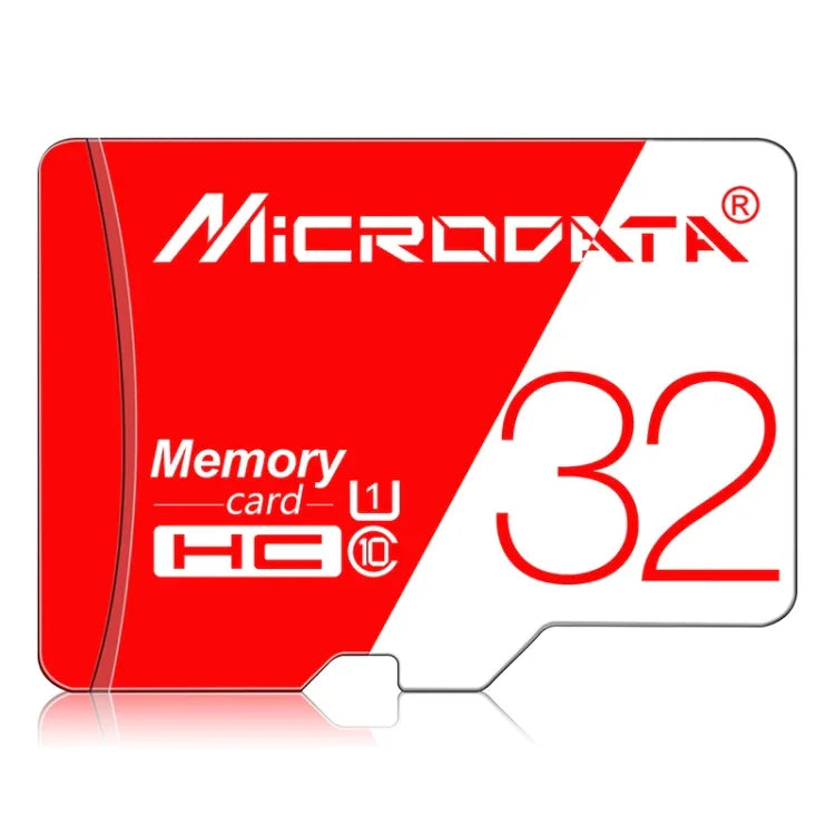 MICRODATA 32GB 高速 U1 紅白色 TF(Micro SD) 記憶卡, 32GB