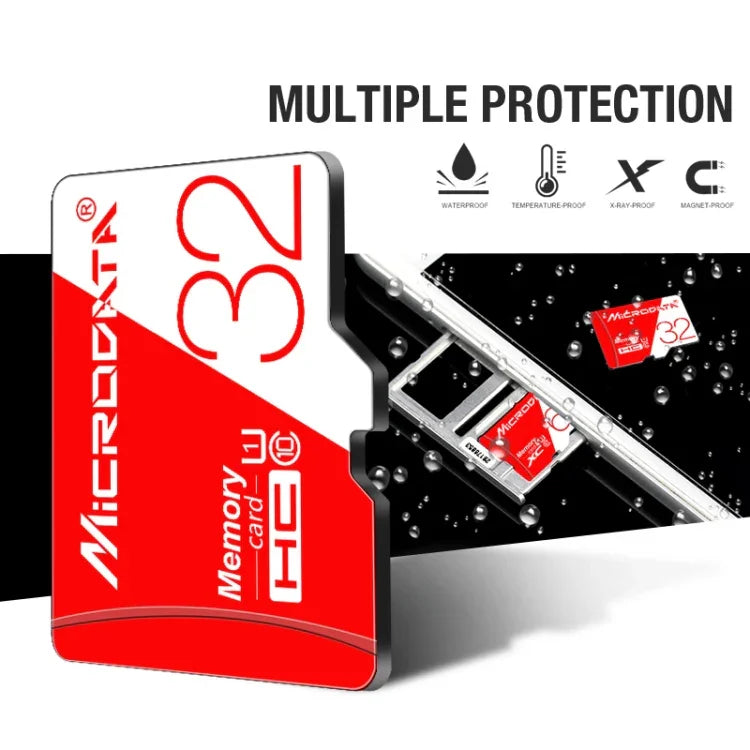 MICRODATA 32GB 高速 U1 紅白色 TF(Micro SD) 記憶卡, 32GB