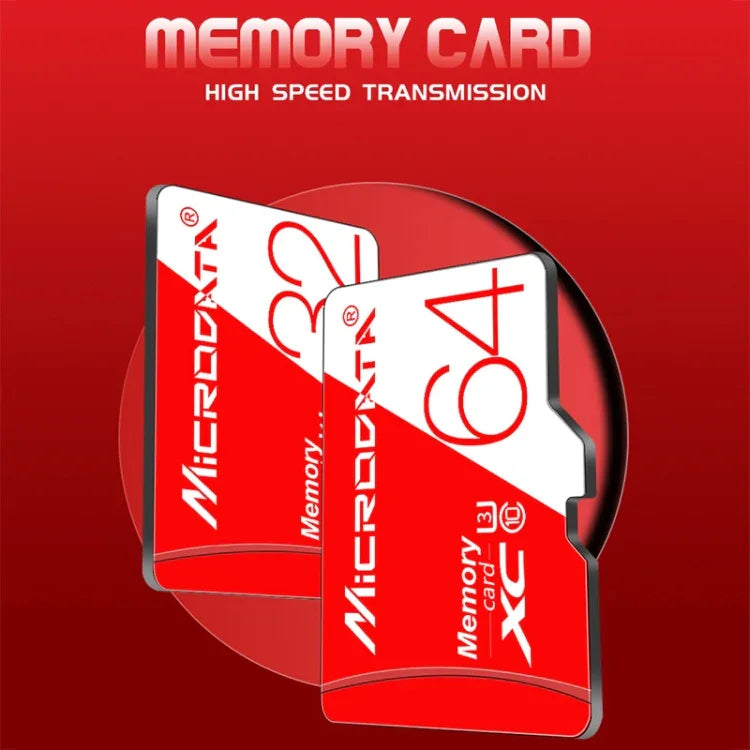 MICRODATA 32GB 高速 U1 紅白色 TF(Micro SD) 記憶卡, 32GB