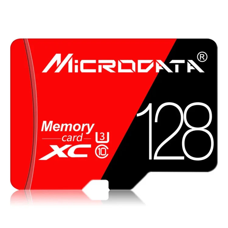 MICRODATA 128GB 高速 U3 紅黑色 TF(Micro SD) 記憶卡, 128GB