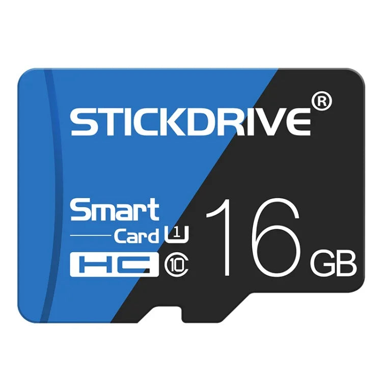 STICKDRIVE 16GB 高速 U1 藍黑色 TF(Micro SD) 記憶卡, 16GB