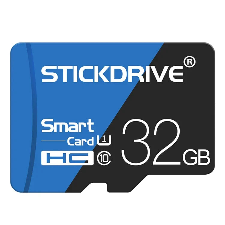 STICKDRIVE 32GB 高速 U1 藍黑色 TF(Micro SD) 記憶卡, 32GB