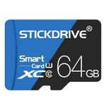 STICKDRIVE 64GB 高速 U3 藍黑色 TF(Micro SD) 記憶卡, 64GB