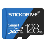 STICKDRIVE 128GB 高速 U3 藍黑色 TF（Micro SD）記憶卡，128GB