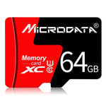 MICRODATA 64GB U3 紅黑色 TF(Micro SD) 記憶卡, 64GB