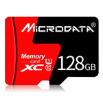 MICRODATA 128GB U3 紅黑色 TF(Micro SD) 記憶卡, 128GB