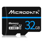 MICRODATA 32GB U1 藍線黑色 TF（Micro SD）記憶卡，32GB