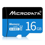 MICRODATA 16GB U1 藍黑色 TF（Micro SD）記憶卡，16GB