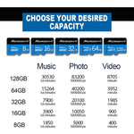 MICRODATA 16GB U1 藍黑色 TF（Micro SD）記憶卡，16GB