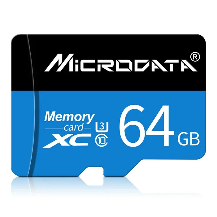 MICRODATA 64GB U3 藍黑色 TF（Micro SD）記憶卡，64GB