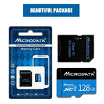 MICRODATA 128GB U3 藍黑色 TF（Micro SD）記憶卡，128GB
