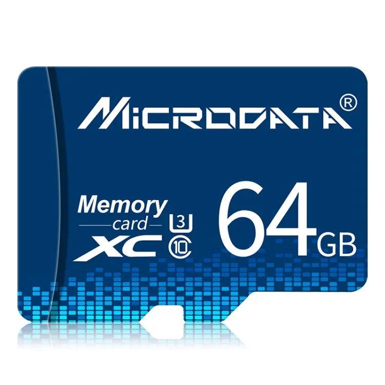 MICRODATA 64GB U3 藍色 TF（Micro SD）記憶卡，64GB