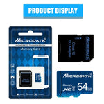 MICRODATA 64GB U3 藍色 TF（Micro SD）記憶卡，64GB