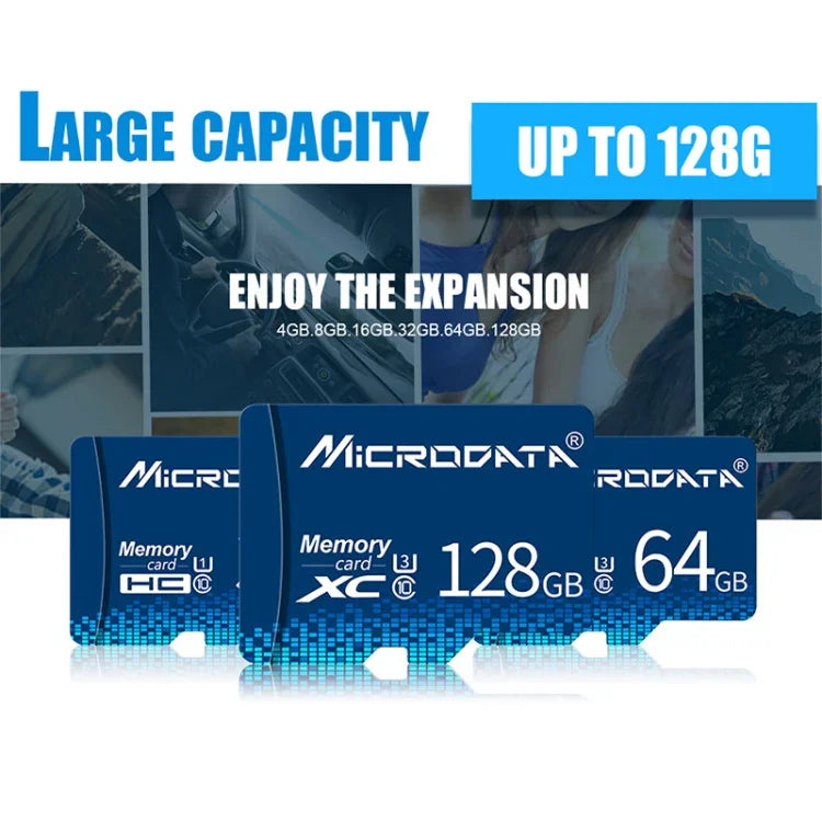 MICRODATA 64GB U3 藍色 TF（Micro SD）記憶卡，64GB