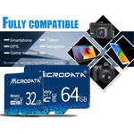 MICRODATA 128GB U3 藍色 TF（Micro SD）記憶卡，128GB