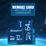 MICRODATA 128GB U3 藍色 TF（Micro SD）記憶卡，128GB