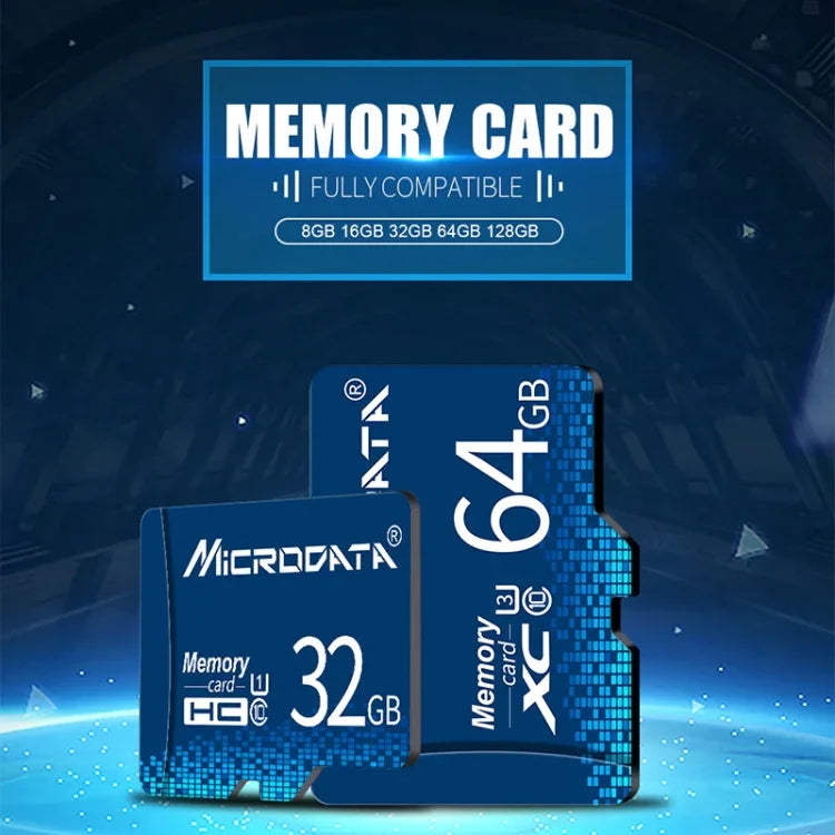 MICRODATA 128GB U3 藍色 TF（Micro SD）記憶卡，128GB