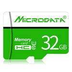 MICRODATA 32GB U1 綠白色 TF(Micro SD) 記憶卡，32GB