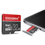 STICKDRIVE 16GB U1 白線紅黑色 TF(Micro SD) 記憶卡，16GB