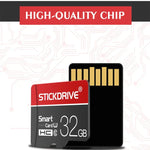 STICKDRIVE 16GB U1 白線紅黑色 TF(Micro SD) 記憶卡，16GB