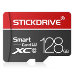 STICKDRIVE 128GB U3 白線紅黑色 TF(Micro SD) 記憶卡，128GB