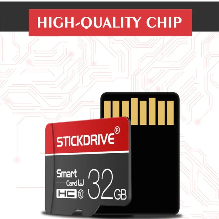 STICKDRIVE 128GB U3 白線紅黑色 TF(Micro SD) 記憶卡，128GB