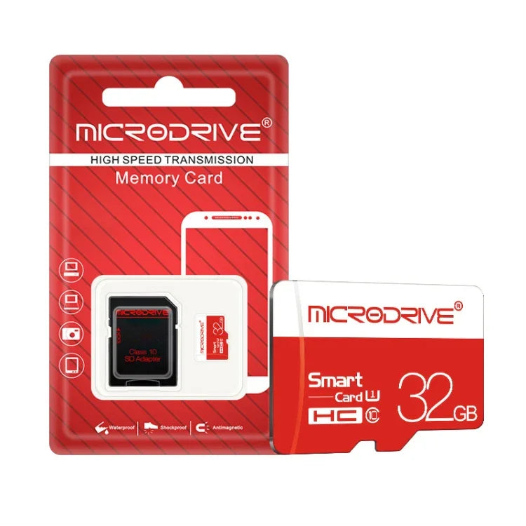 Microdrive 32GB 高速 Class 10 Micro SD(TF) 記憶卡，32GB