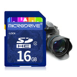 Microdrive 16GB 高速 Class 10 SD 記憶卡，適用於所有帶 SD 卡槽的數位設備，16GB