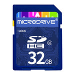 Microdrive 32GB 高速 Class 10 SD 記憶卡，適用所有帶 SD 卡槽的數位設備，32GB