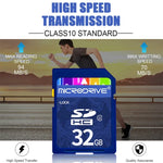 Microdrive 32GB 高速 Class 10 SD 記憶卡，適用所有帶 SD 卡槽的數位設備，32GB