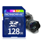 Microdrive 128GB 高速 Class 10 SD 記憶卡，適用所有帶 SD 卡槽的數位設備，128GB