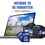 Microdrive 128GB 高速 Class 10 SD 記憶卡，適用所有帶 SD 卡槽的數位設備，128GB