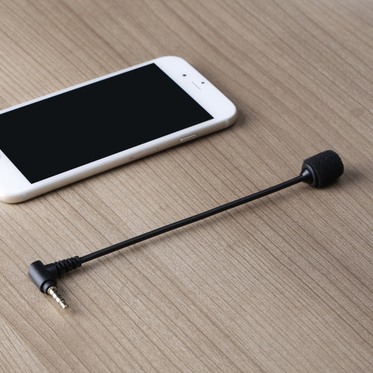 BOYA BY-UM4 3.5mm 接口插頭直播全向電容麥克風迷你柔性麥克風，適用於 iPhone、Galaxy、華為、LG 及其他智慧型手機