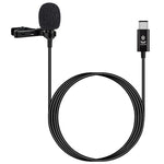 YICHUANG YC-LM10 USB-C / Type-C 智能降噪電容領夾麥克風，線長：1.5m，YC-LM10